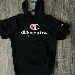 Black Champion Authentic Athletic Wear Hoodie